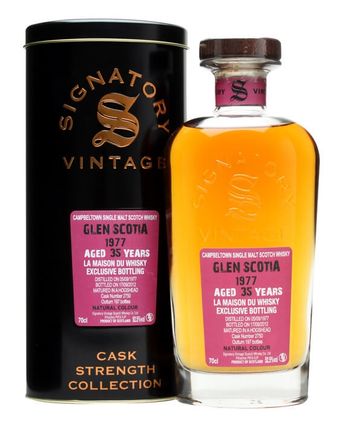 Glen Scotia 1977 35년산 Cask #2750 Signatory Cask Strength Collection