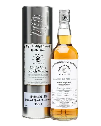 Highland Park 1991 20년산 Un Chillfiltered Signatory Un-Chillfiltered Collection