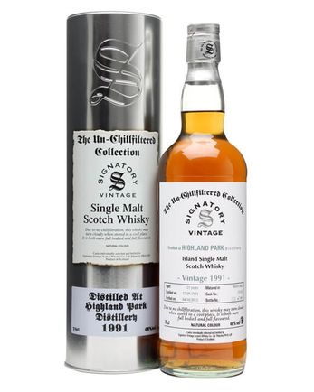 Highland Park 1991 21년산 Sherry Butt #15120 Signatory Un-Chillfiltered Collection