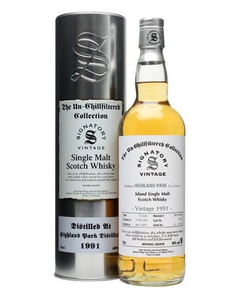 Highland Park 1991 21년산 Sherry Butt #15121 Signatory Un-chillfiltered Collection