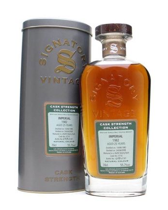 Imperial 1982 25년산 Sherry Cask 3716 Signatory Cask Strength Collection