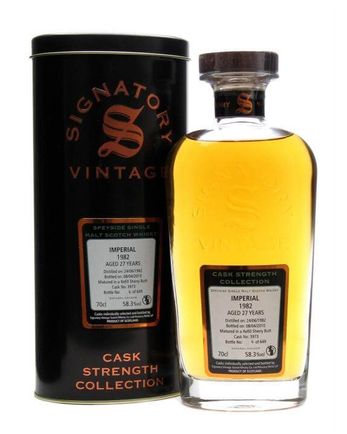 Imperial 1982 27년산 Cask #3973 Signatory