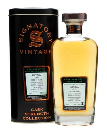 Imperial 1995 16년산 Cask #50334 Signatory Cask Strength Collection