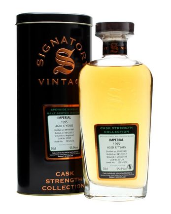 Imperial 1995 17년산 Cask #50329 Signatory Cask Strength Collection