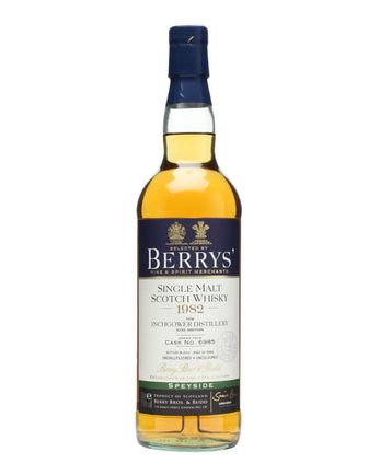 Inchgower 1982 30년산 Cask 6985 Berry Bros & Rudd
