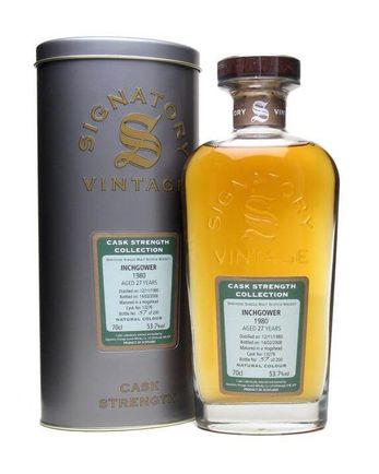 Inchgower 1980 27년산 Signatory Cask Strength Collection