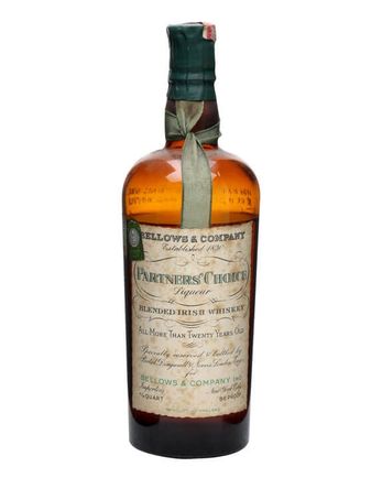 Bellow's Partner's Choice 20년산 Irish Bottled 1930s