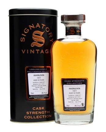 Inverleven 1977 34년산 Cask #3605 Signatory Cask Strength Collection