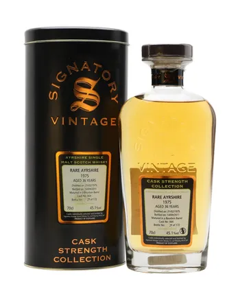 Rare Ayrshire Laydburn 1975 36년산 Cask #564 Signatory