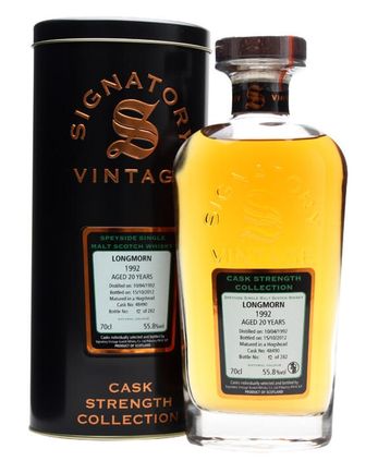 Longmorn 1992 20년산 Cask #48490 Signatory Cask Strength Collection