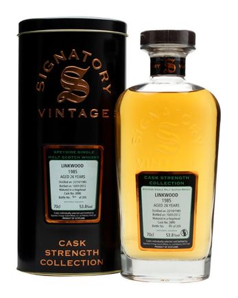 Linkwood 1985 26년산 Cask #3890 Signatory Cask Strength Collection