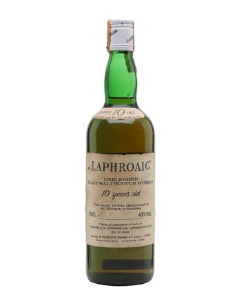 Laphroaig 10년산 Unblended Bottled 1980s Cinzano