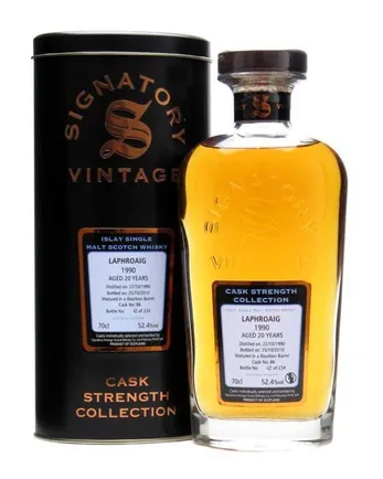 Laphroaig 1990 20년산 Cask #86 Signatory Cask Strength Collection