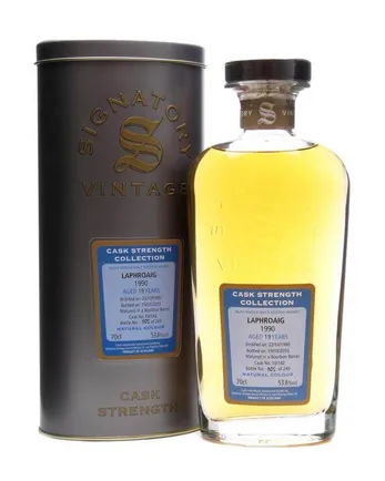 Laphroaig 1990 19년산 Cask 10 142 Signatory Cask Strength Collection
