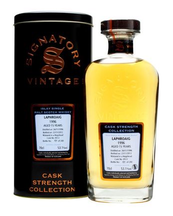 Laphroaig 1996 15년산 Cask #8512 Signatory Cask Strength Collection