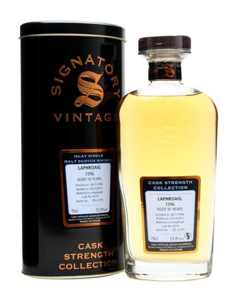 Laphroaig 1996 16년산 Cask #8514 Signatory Cask Strength Collection