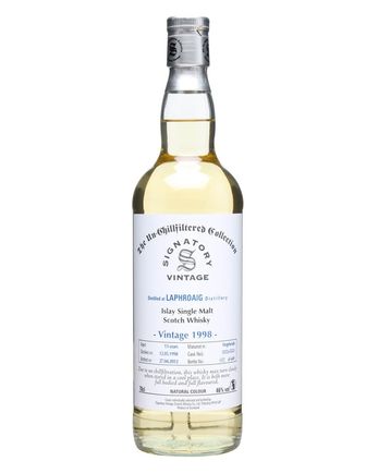 Laphroaig 1998 13년산 Cask #5552+5553 Signatory Un-Chillfiltered Collection