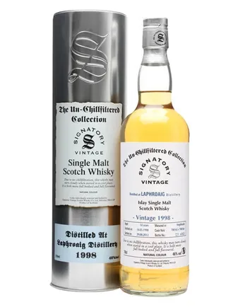 Laphroaig 1998 14년산 Casks #700165+6 Signatory Un-Chillfiltered Collection