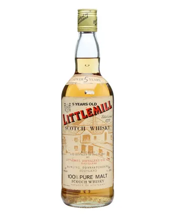 Littlemill 5년산 Bottled 1970s Tall