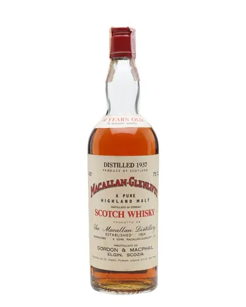 Macallan Glenlivet 1937 34년산 Sherry Cask G M Gordon & Macphail