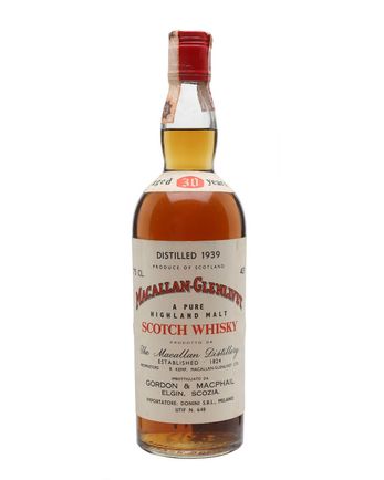 Macallan Glenlivet 1939 30년산 Sherrywood G M Gordon & Macphail