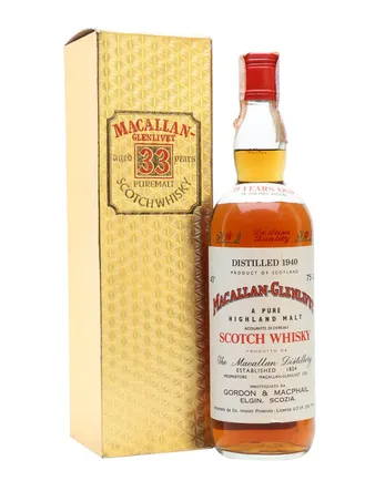 Macallan Glenlivet 1940 33년산 Sherry Cask Gordon & Macphail