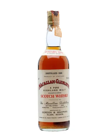 Macallan Glenlivet 1940 35년산 Sherrywood Gordon & Macphail