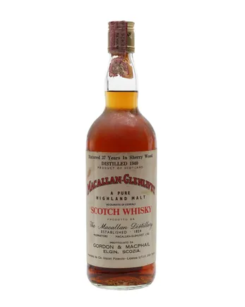 Macallan Glenlivet 1940 37년산 Sherry Cask G M Gordon & Macphail