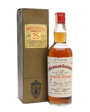 Macallan Glenlivet 1949 25년산 Sherrywood G M Gordon & Macphail