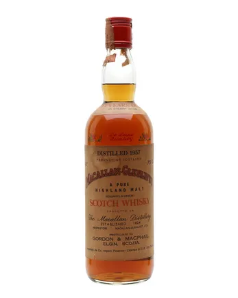 Macallan Glenlivet 1957 15년산 Sherrywood G M Gordon & Macphail
