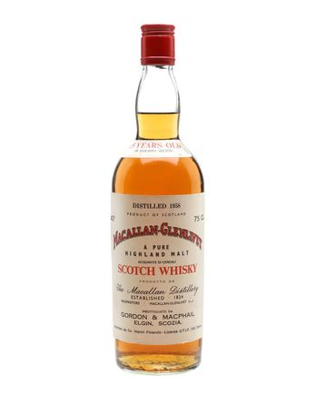 Macallan-Glenlivet 1958 15년산 Sherry Cask Bottled 1970s Gordon & Macphail