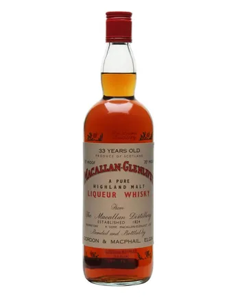 Macallan Glenlivet 33년산 Sherry Cask Bottled 1960s Gordon & Macphail