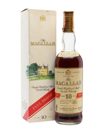 Macallan 10년산 Full Proof Bottled 1980s