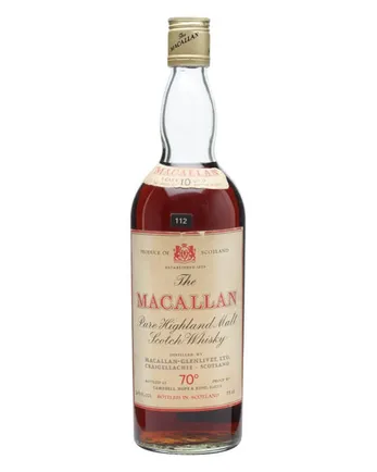 Macallan 10년산 Bottled 1960s Campbell Hope King