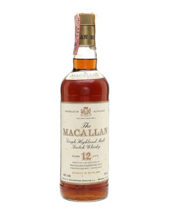 Macallan 12년산 Bottled 1980s Screwcap 43 100cl