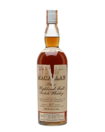Macallan 1952 Vintage Label