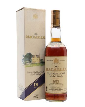 Macallan 1972 18년산 Vintage Label Sherry