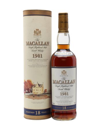 Macallan 1981 18년산 Vintage Label