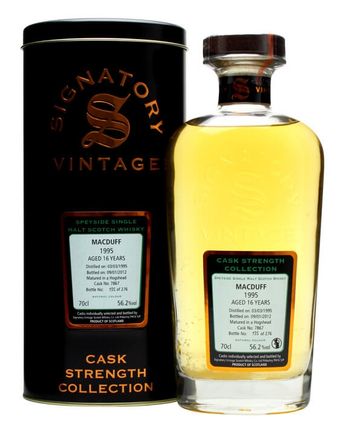 Macduff 1995 16년산 Cask #7867 Signatory Cask Strength Collection