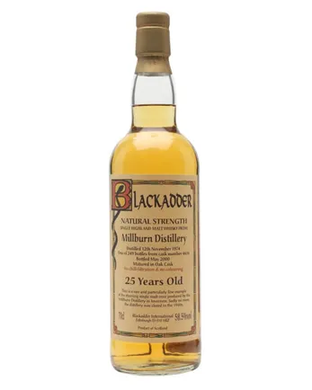 Millburn 1974 25년산 Blackadder