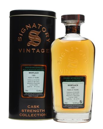 Mortlach 1991 21년산 Sherry Butt #12943 Signatory Cask Strength Collection