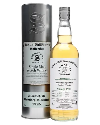 Mortlach 1995 16년산 Casks #4077+8 Signatory Un-Chillfiltered Collection
