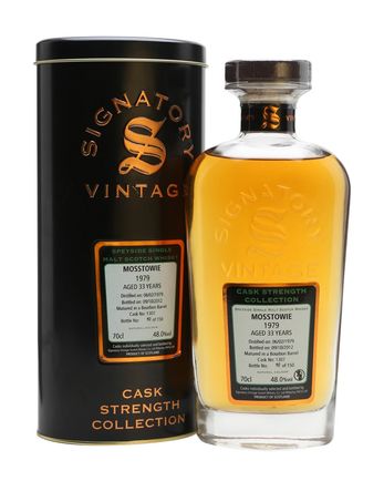 Mosstowie 1979 33년산 Cask #1307 Signatory Cask Strength Collection