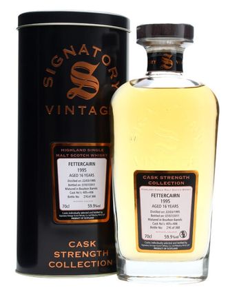 Fettercairn 1995 16년산 Casks #405+6 Signatory Cask Strength Collection