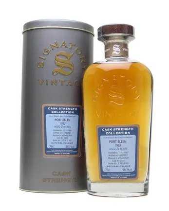 Port Ellen 1982 25년산 Sherry Cask Signatory Cask Strength Collection