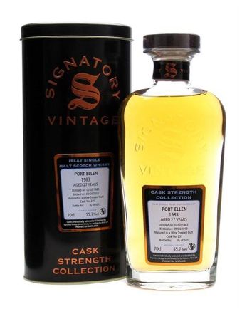 Port Ellen 1983 27년산 Wine Treated Butt Signatory Cask Strength Collection