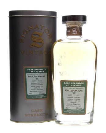 Royal Lochnagar 1991 17년산 Signatory Cask Strength Collection