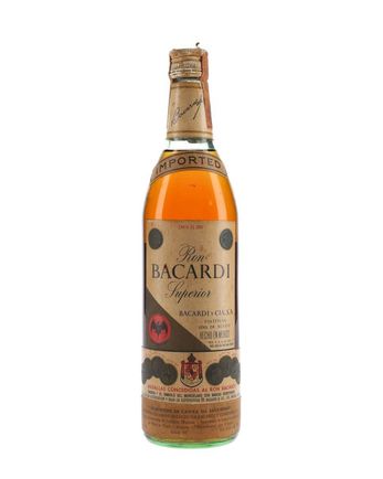 Bacardi Gold Mexico Bottled 1960s