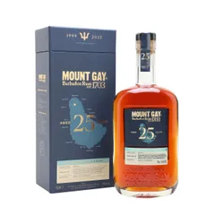 Mount Gay 25 Year Old Rum Single Traditional Column Still Rum