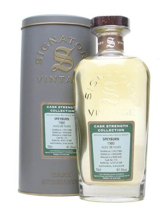 Speyburn 1980 26년산 Signatory Cask Strength Collection